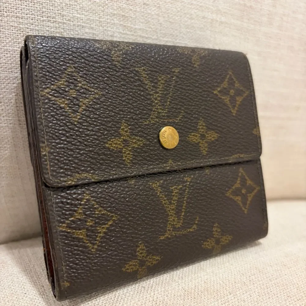 Louis Vuitton Portefeuille Trifold Wallet - Vintage Monogram Canvas